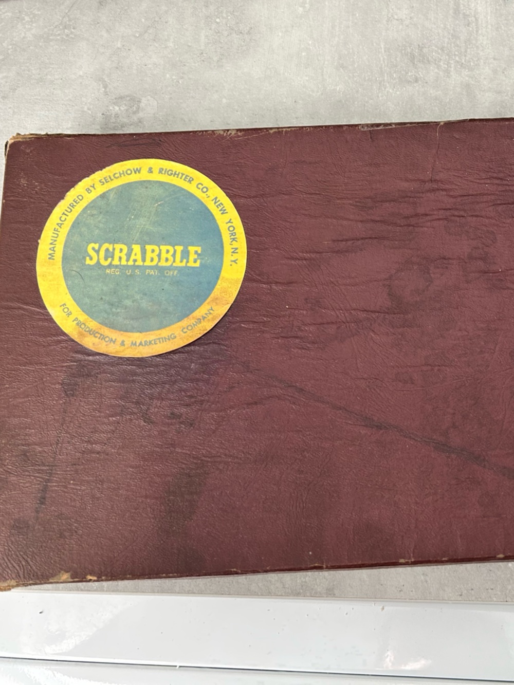 Vintage Original 1953 Scrabble Set